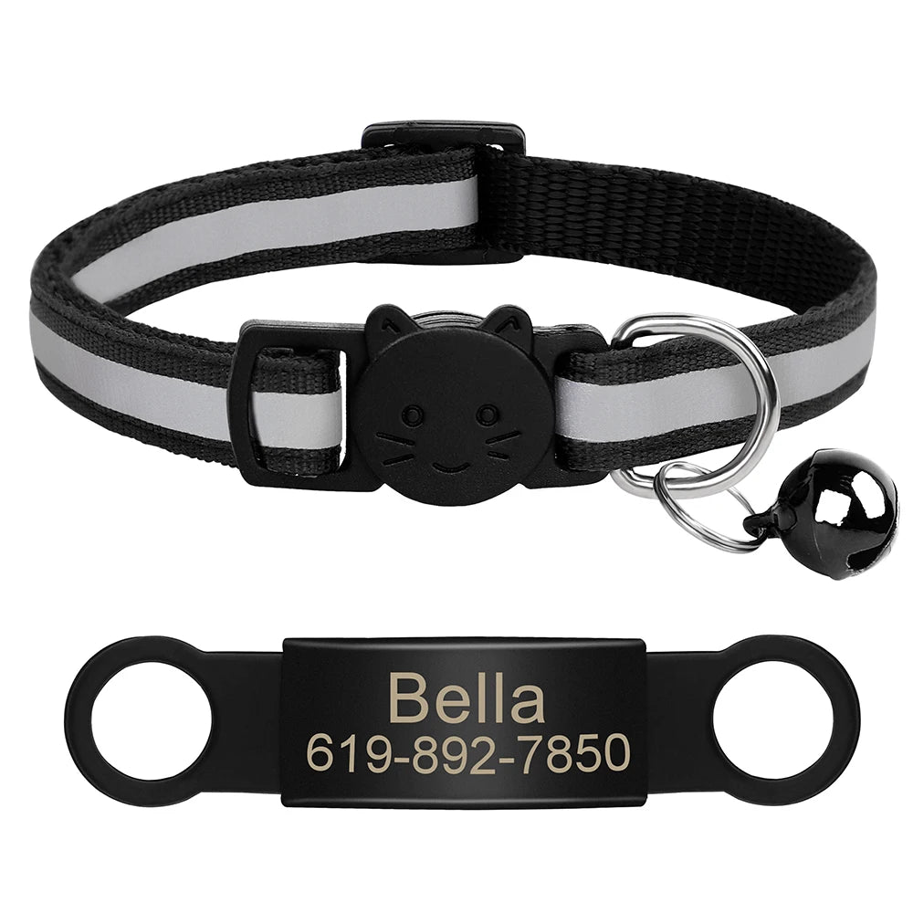 Customized Pet Collar Reflective Collar Free Engraved