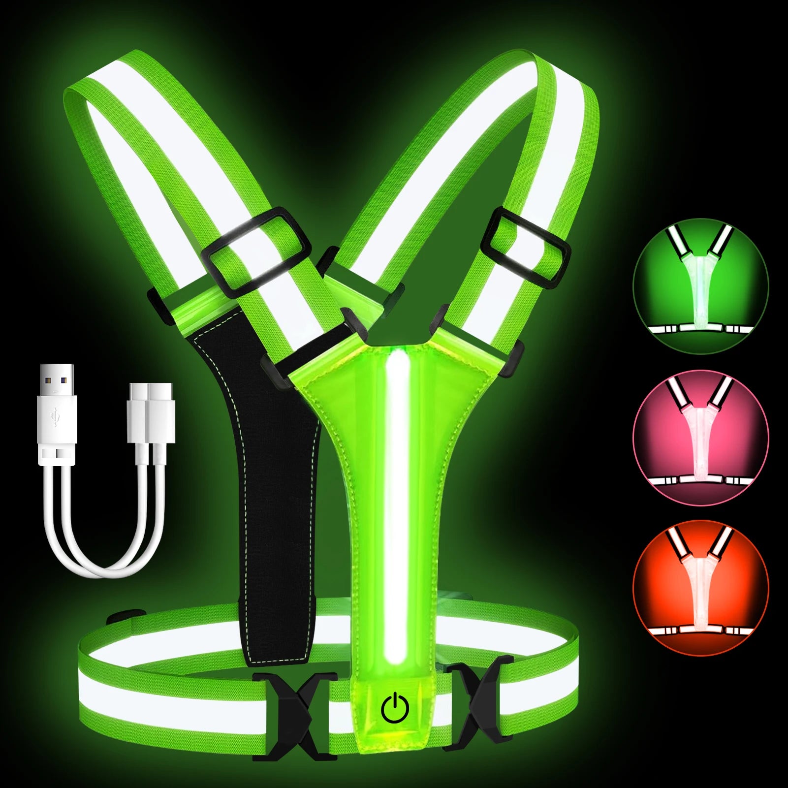 Adjustable Reflective Security Vest