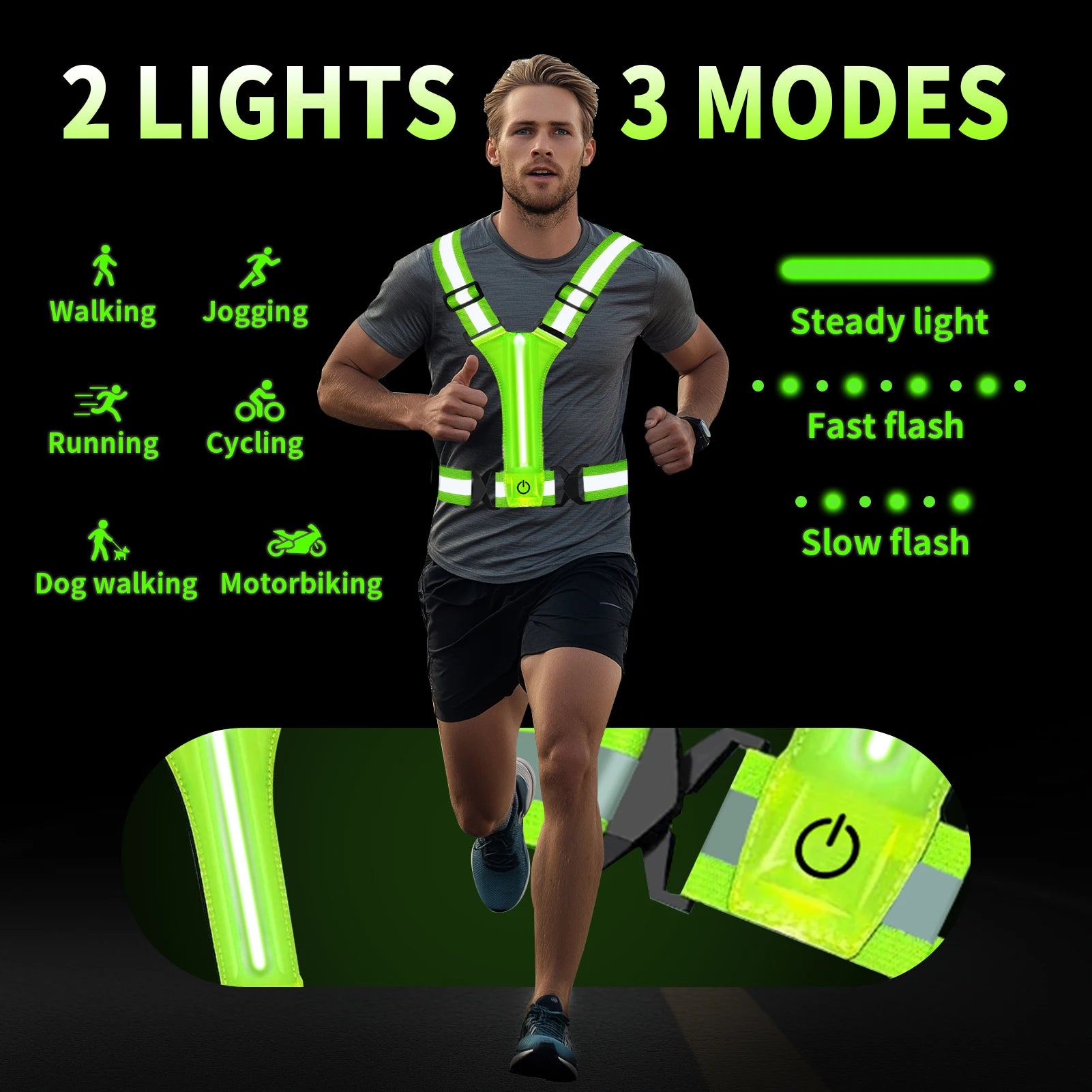 Adjustable Reflective Security Vest
