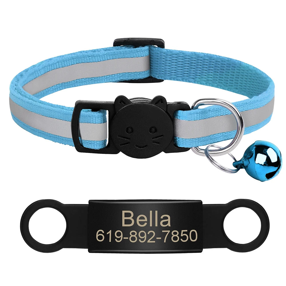 Customized Pet Collar Reflective Collar Free Engraved