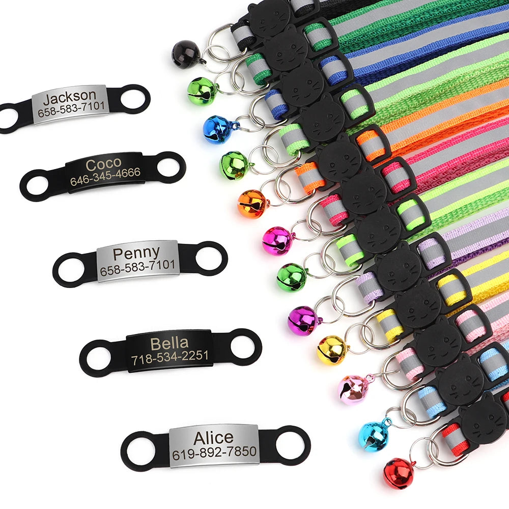 Customized Pet Collar Reflective Collar Free Engraved