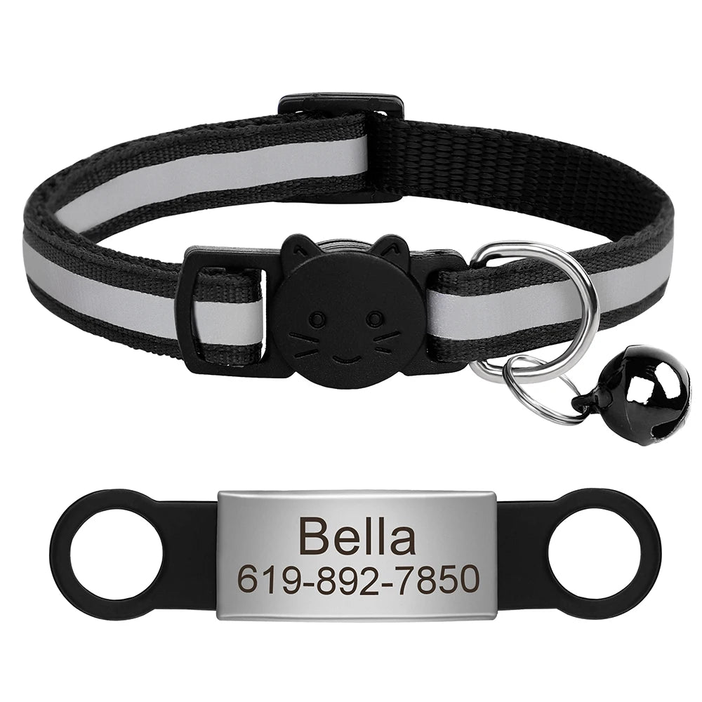 Customized Pet Collar Reflective Collar Free Engraved